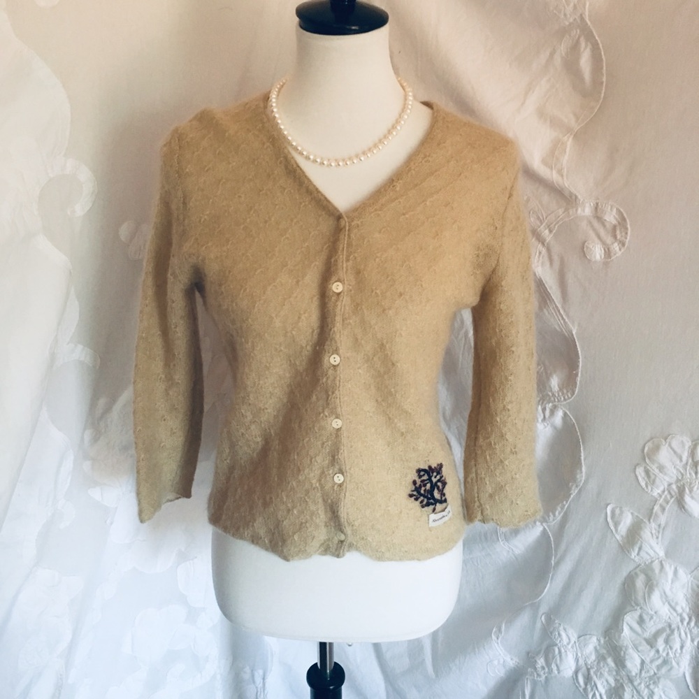 Abercrombie and Fitch Mohair Cardigan. Washable. L